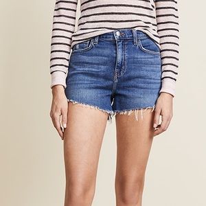 L’agence Ryland High Waisted Denim Shorts